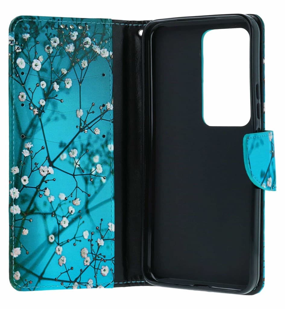 Pouzdro TopQ Xioami Redmi 15 Modré s květy 142347 - náhled 3