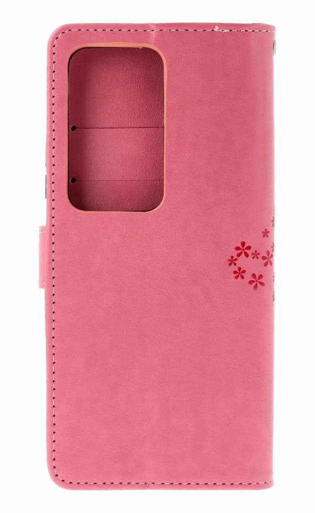 Pouzdro TopQ Xiaomi Redmi 15 knížkové Růžový strom sovičky 168123 - náhled 2