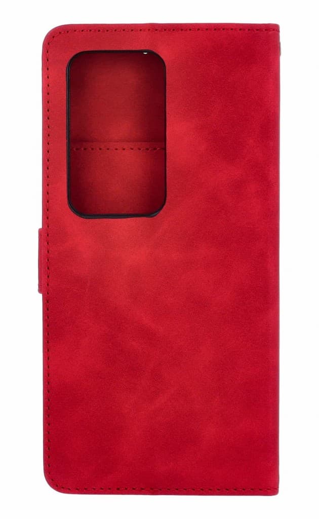 Pouzdro TopQ Xiaomi Redmi 15 knížkové se zipem červené 171753 - náhled 2