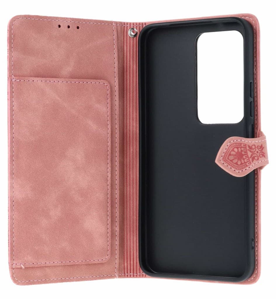 Pouzdro TopQ Xiaomi Redmi 15 knížkové se zipem růžové 171754 - náhled 3