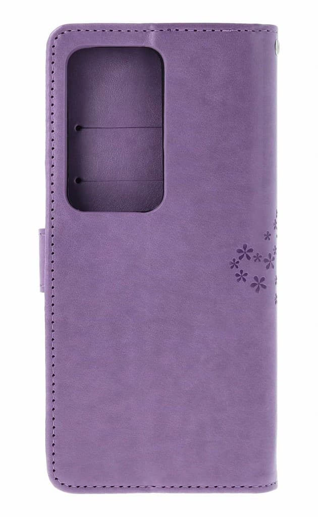 Pouzdro TopQ Xiaomi Redmi 15 knížkové Světle fialový strom sovičky 168121 - náhled 2