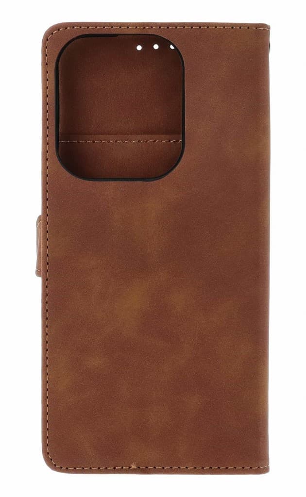 Pouzdro TopQ Xiaomi Redmi 15C knížkové se zipem hnědé 171751 - náhled 2