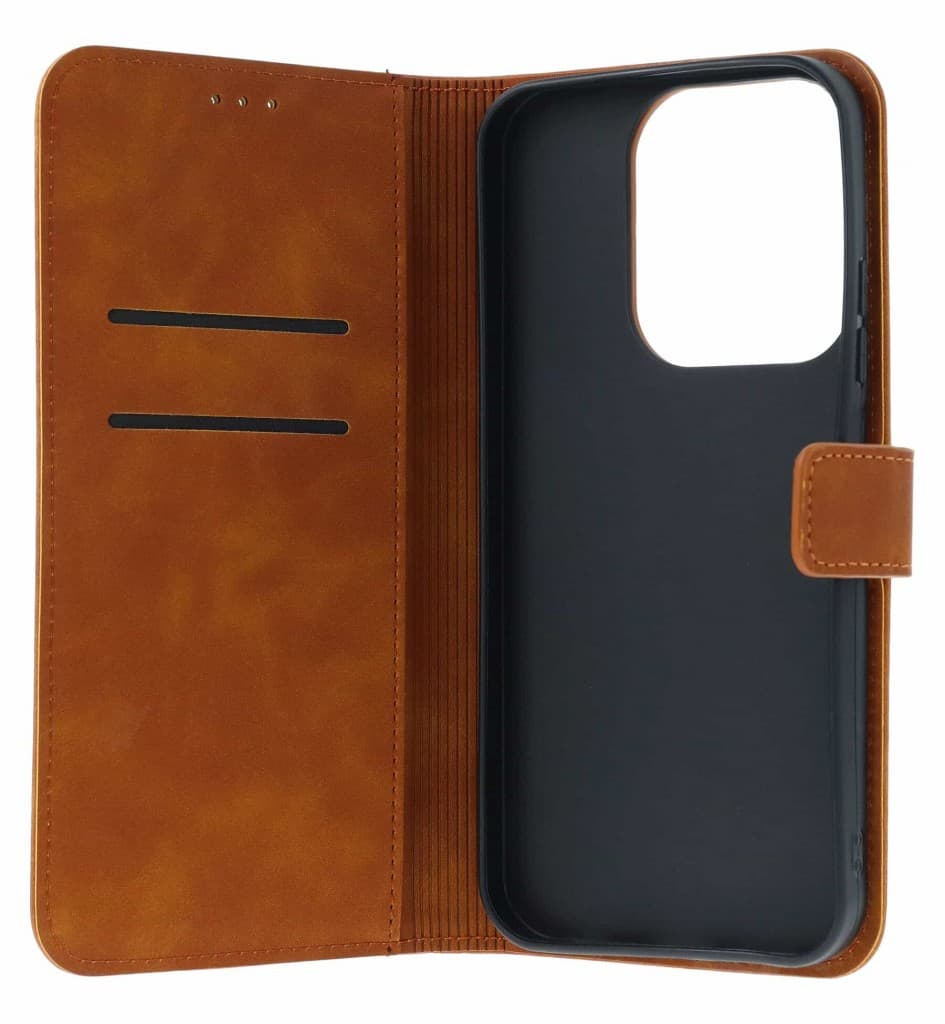 Pouzdro TopQ Tender Xiaomi Redmi 15C knížkové hnědé 144046 - náhled 3
