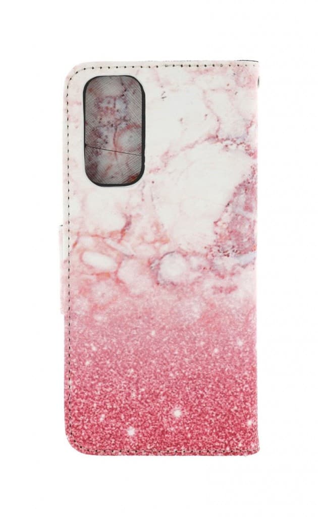 Pouzdro TopQ Xiaomi Redmi Note 11 knížkové Růžový mramor 73636 - náhled 2