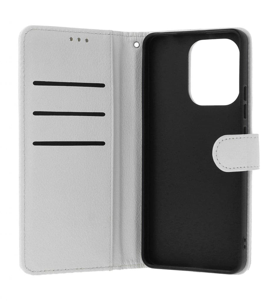 Pouzdro TopQ Xiaomi Redmi Note 13 knížkové bílé s přezkou 130166 - náhled 3