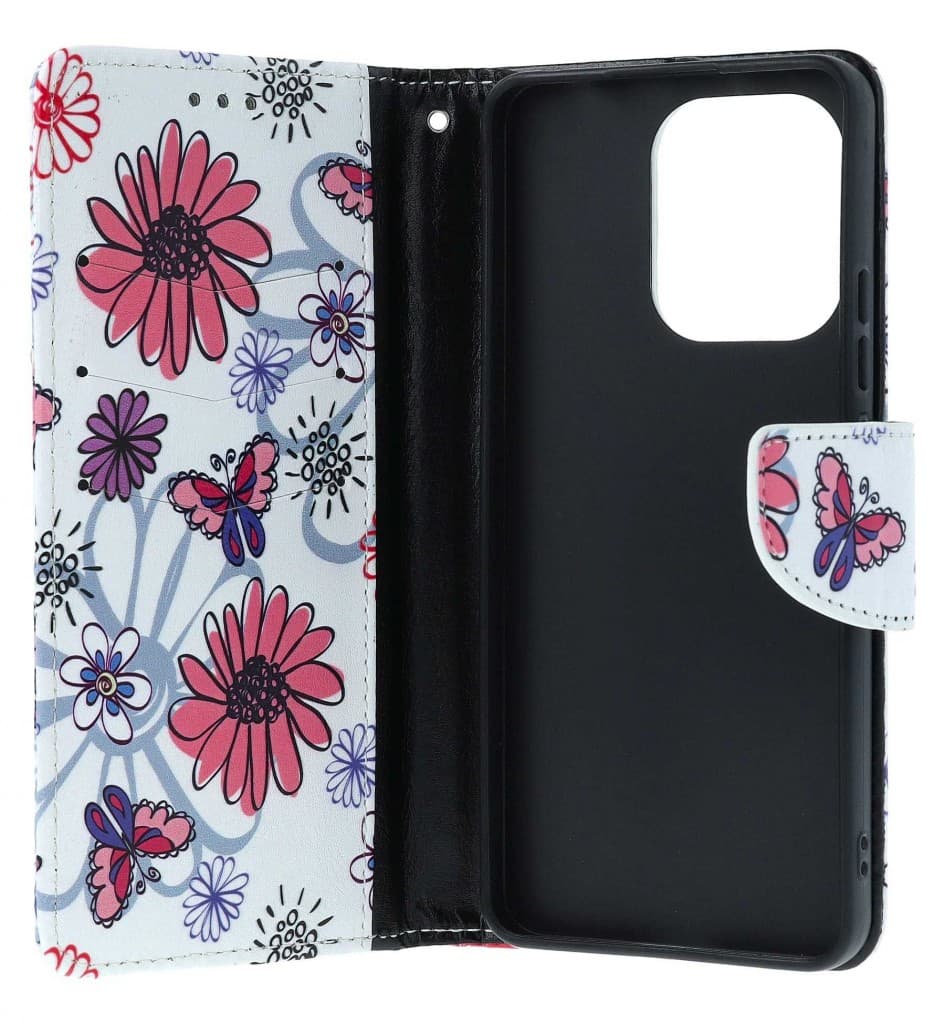 Pouzdro TopQ Xiaomi Redmi Note 13 knížkové Flowers 129995 - náhled 3