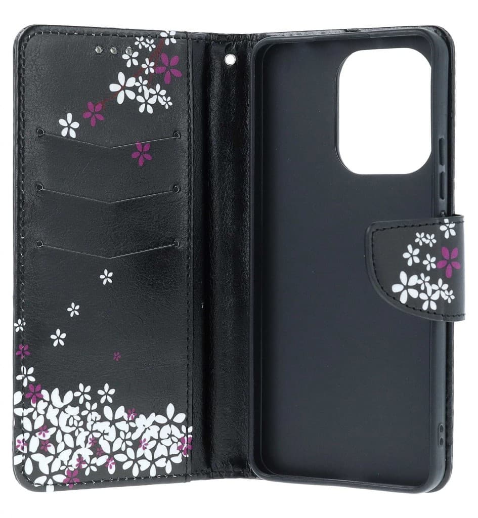 Pouzdro TopQ Xiaomi Redmi Note 13 knížkové Květy sakury 129992 - náhled 3
