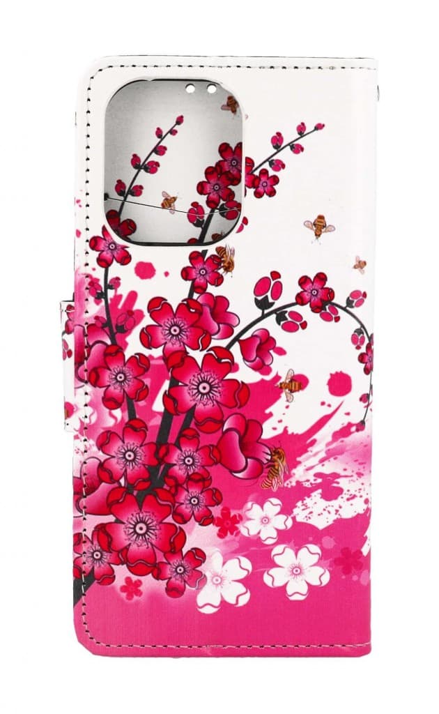 Pouzdro TopQ Xiaomi Redmi Note 13 knížkové Kytičky 121352 - náhled 2