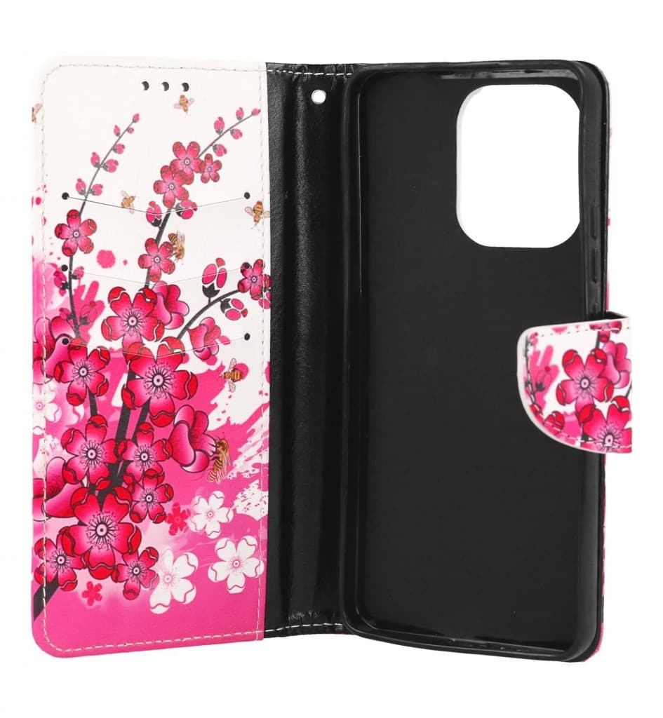 Pouzdro TopQ Xiaomi Redmi Note 13 knížkové Kytičky 121352 - náhled 3