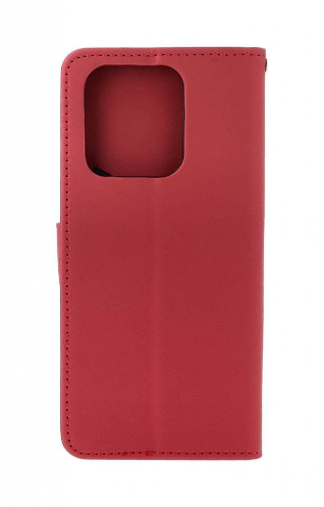 Pouzdro TopQ Xiaomi Redmi Note 13 knížkové vínové s kočičkou 131050 - náhled 2