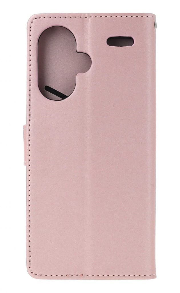 Pouzdro TopQ Xiaomi Redmi Note 13 Pro+ 5G knížkové růžové s králíčkem 131068 - náhled 2