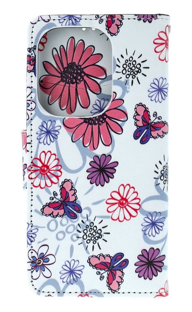 Pouzdro TopQ Xiaomi Redmi Note 13 Pro knížkové Flowers 130173 - náhled 2