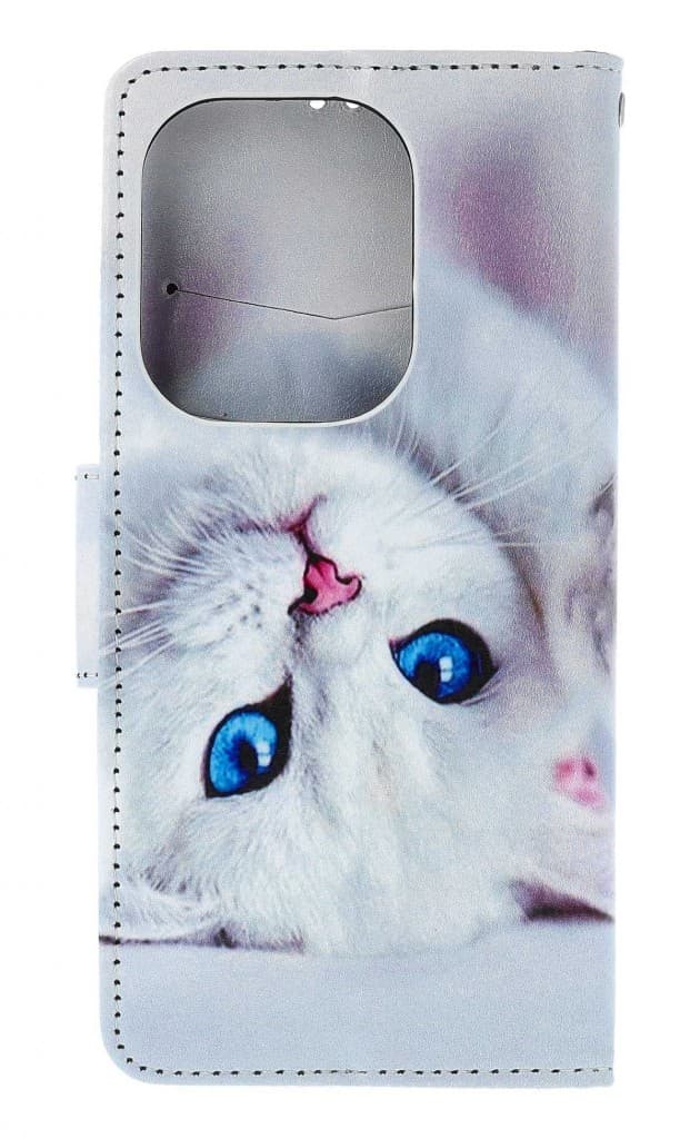 Pouzdro TopQ Xiaomi Redmi 15C knížkové Kočička 167938 - náhled 2