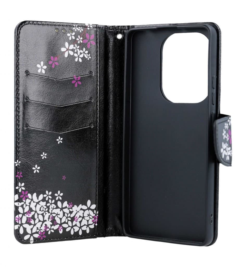 Pouzdro TopQ Xiaomi Redmi Note 13 Pro knížkové Květy sakury 127708 - náhled 3
