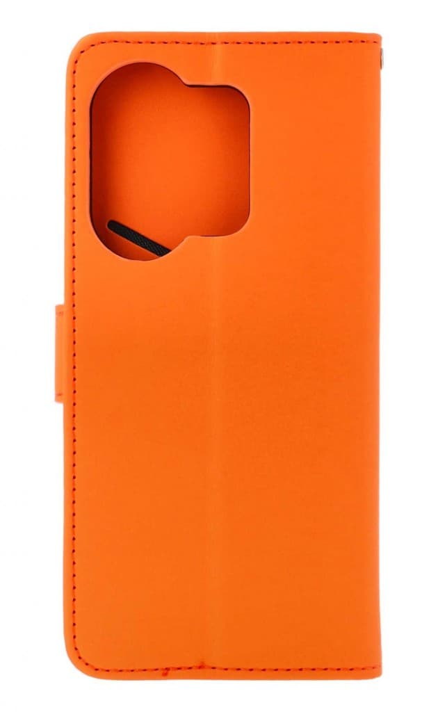Pouzdro TopQ Xiaomi Redmi Note 13 Pro knížkové oranžové s žabkou 131056 - náhled 2