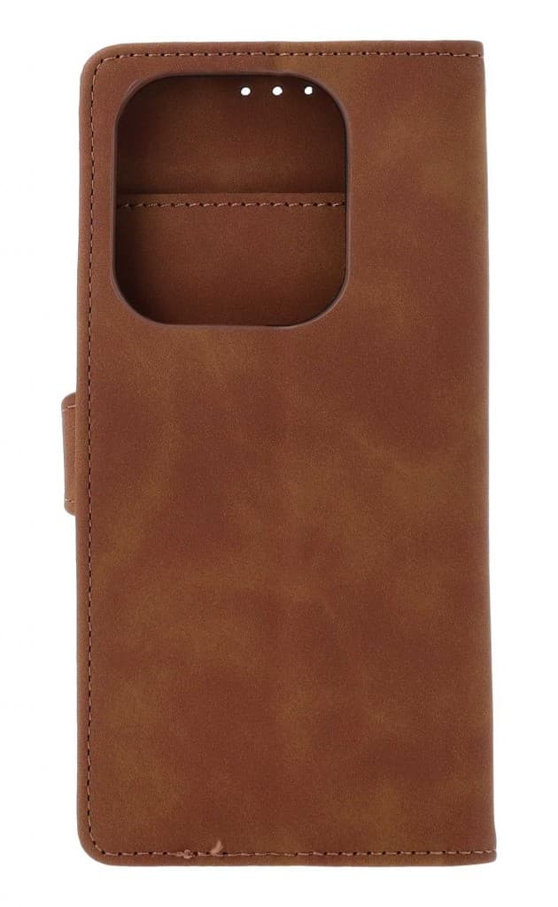 Pouzdro TopQ Xiaomi Redmi Note 13 Pro knížkové se zipem hnědé 131269 - náhled 2