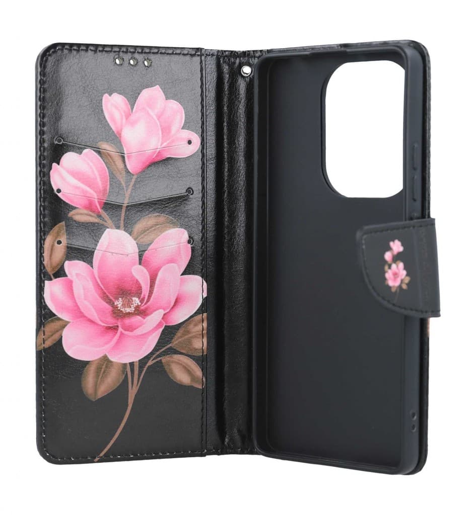 Pouzdro TopQ Xiaomi Redmi Note 13 Pro knížkové Tři květy 127711 - náhled 3