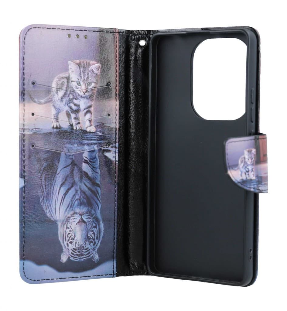 Pouzdro TopQ Xiaomi Redmi Note 13 Pro knížkové Tygr 127712 - náhled 3