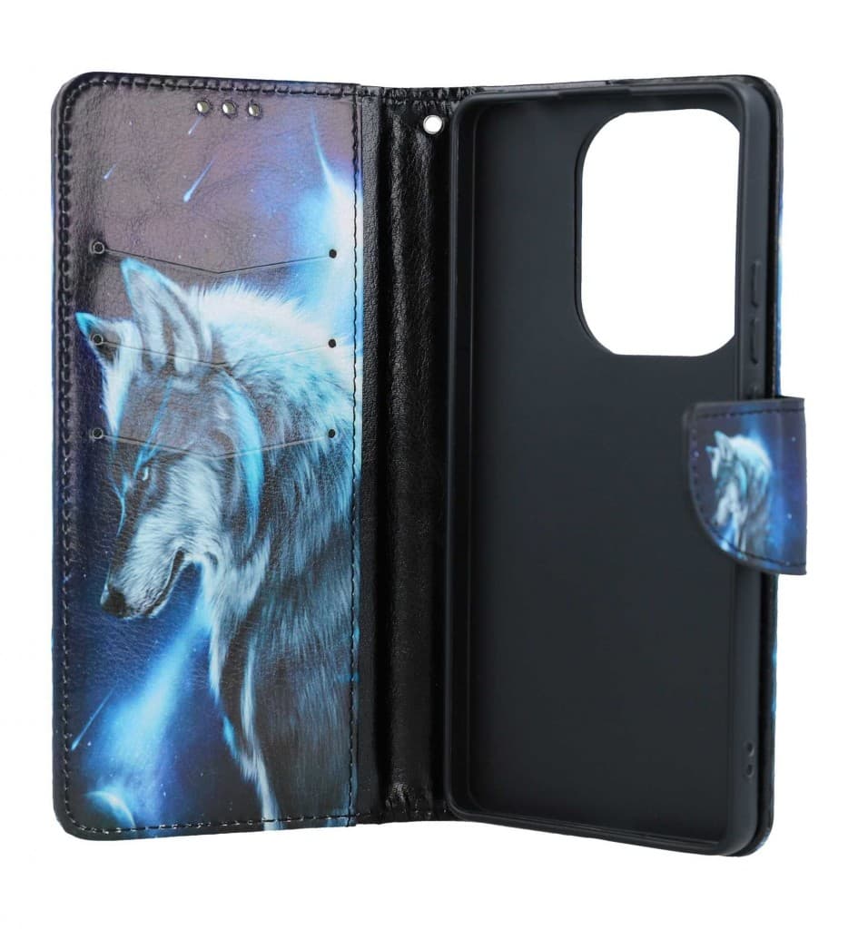 Pouzdro TopQ Xiaomi Redmi Note 13 Pro knížkové Vlkodlak 127719 - náhled 3