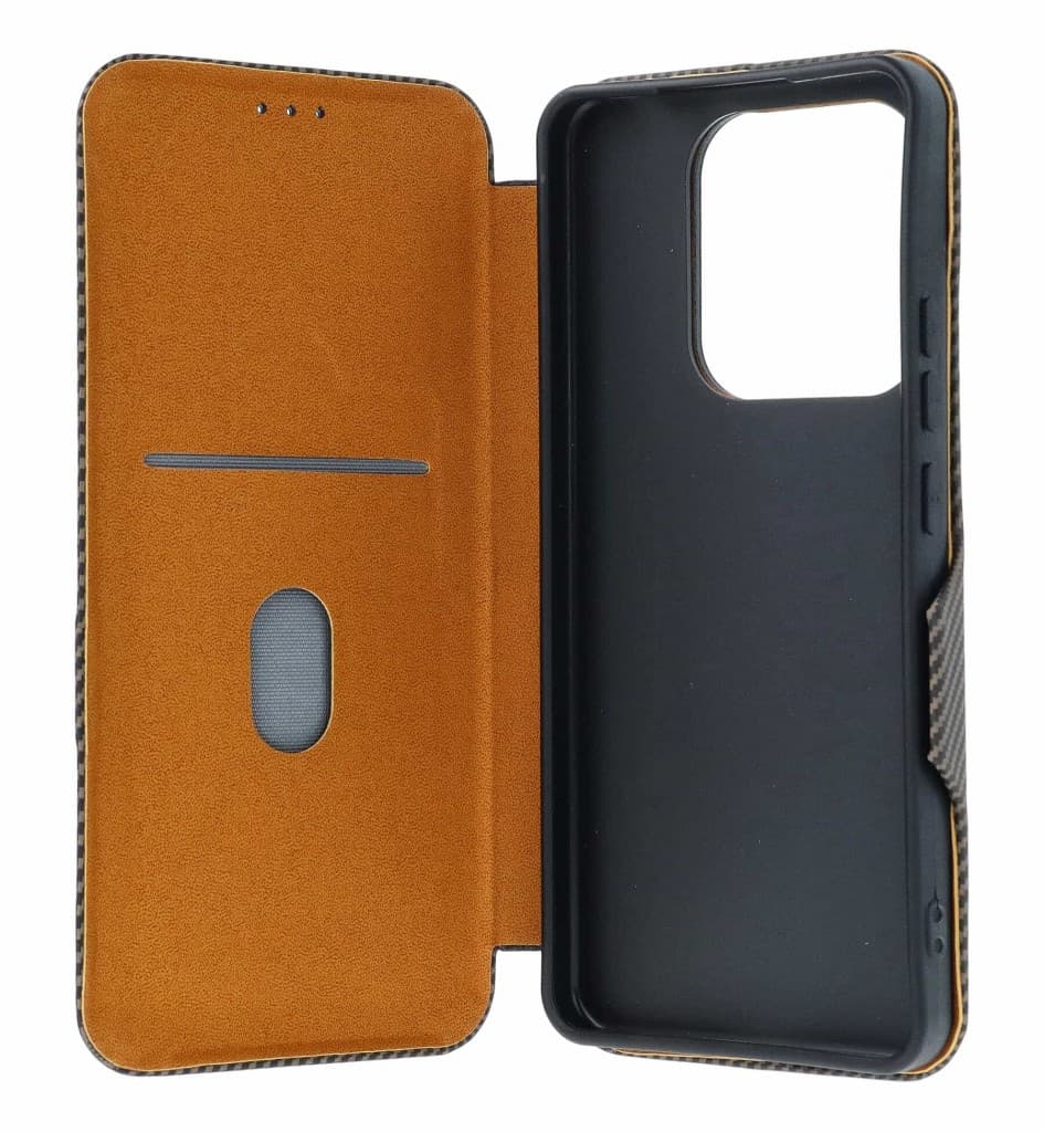 Pouzdro TopQ Xiaomi Redmi Note 14 5G FOLIO Magnet knížkové hnědé 136371 - náhled 3
