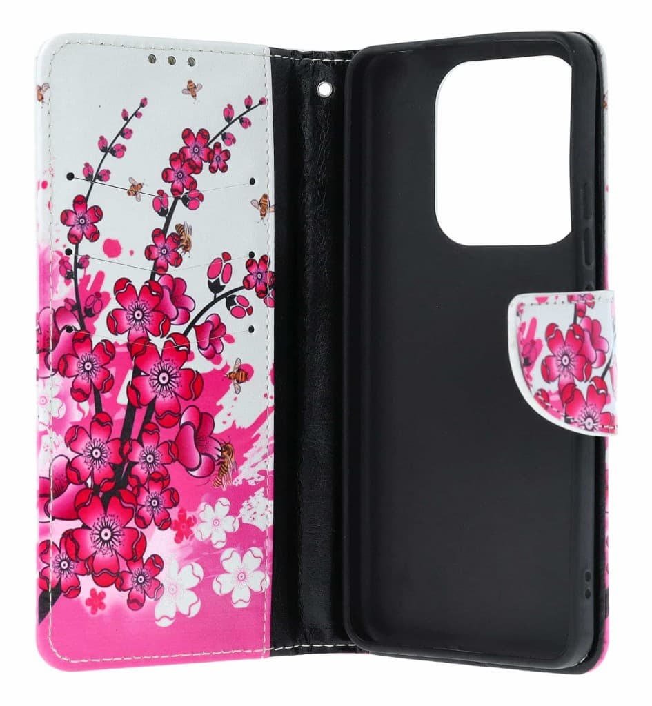Pouzdro TopQ Xiaomi Redmi Note 14 5G knížkové Kytičky 137267 - náhled 3
