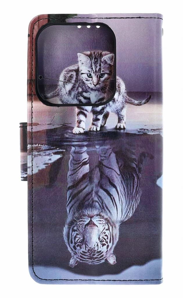 Pouzdro TopQ Xiaomi Redmi Note 14 5G knížkové Tygr 137274 - náhled 2
