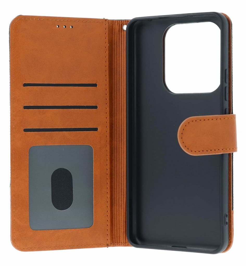 Pouzdro TopQ Jeans Xiaomi Redmi Note 14 5G knížkové černé 136184 - náhled 3