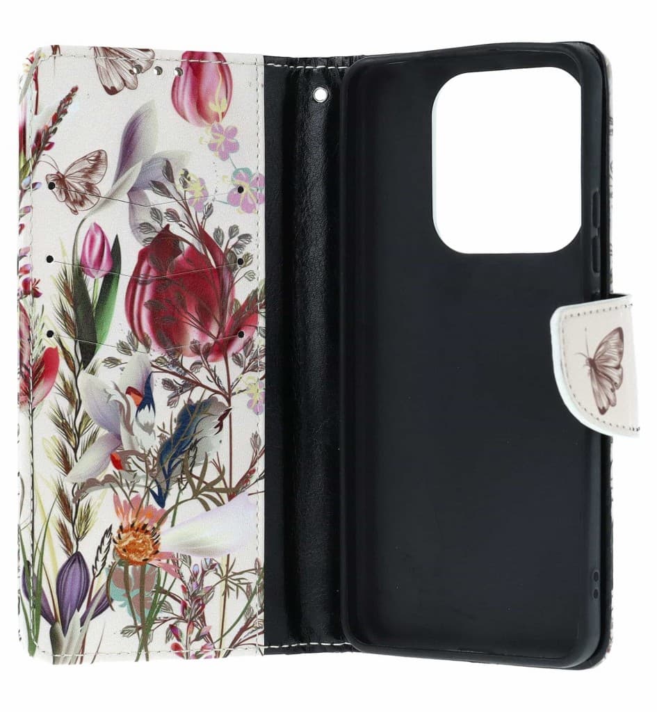 Pouzdro TopQ Design Xiaomi Redmi Note 14 knížkové Rozkvetlé jaro 137265 - náhled 3