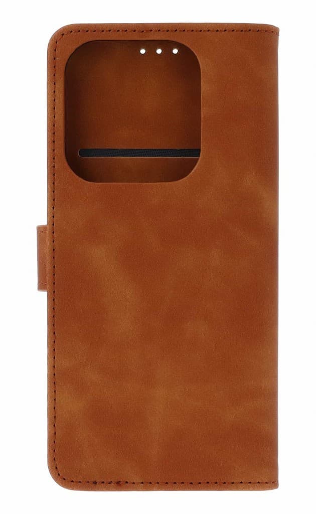 Pouzdro TopQ Tender Xiaomi Redmi Note 14 knížkové hnědé 173020 - náhled 2