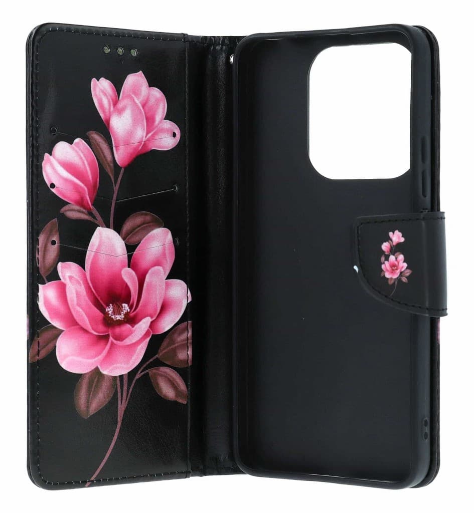 Pouzdro TopQ Xiaomi Redmi Note 14 knížkové Tři květy 138630 - náhled 3