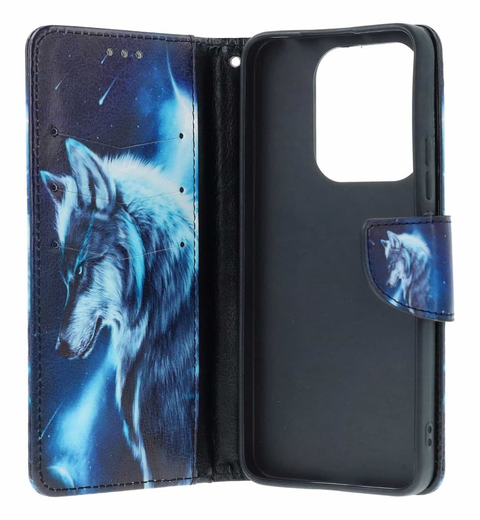 Pouzdro TopQ Xiaomi Redmi Note 14 knížkové Vlkodlak 138632 - náhled 3