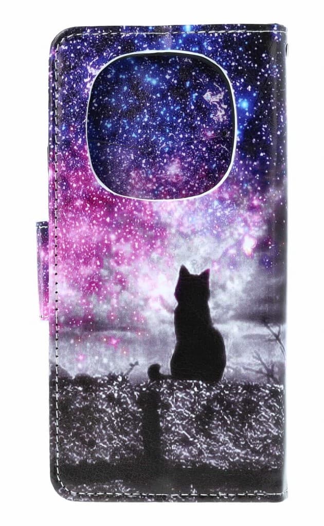 Pouzdro TopQ Xiaomi Redmi Note 14 Pro+ 5G knížkové Hvězdná obloha 137335 - náhled 2