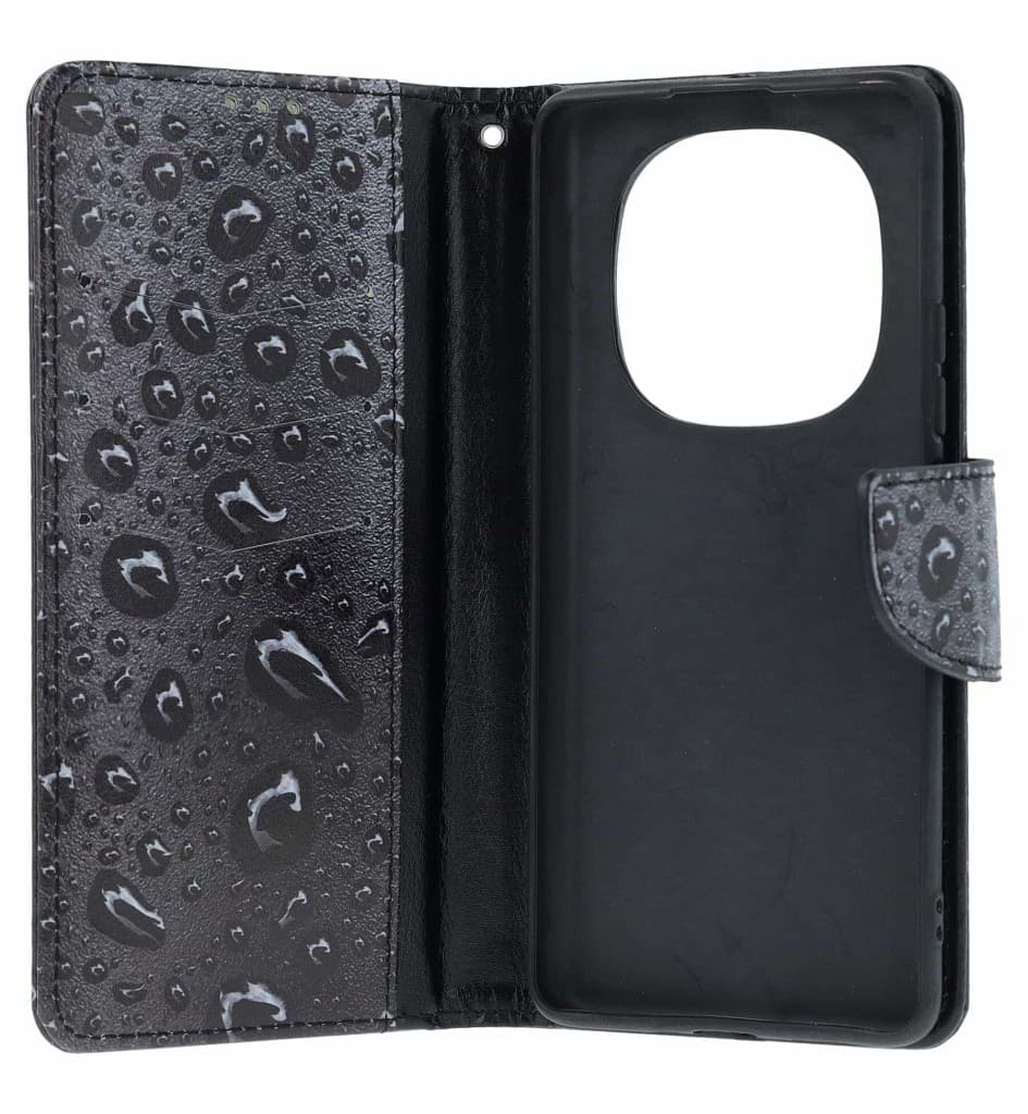 Pouzdro TopQ Xiaomi Redmi Note 14 Pro+ 5G knížkové Kapky 137336 - náhled 3