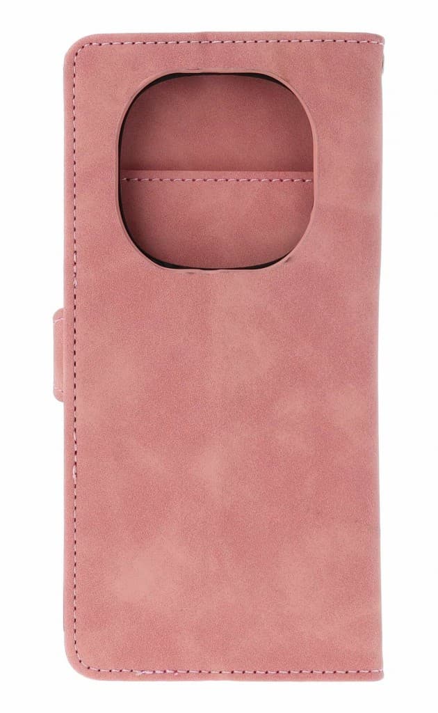 Pouzdro TopQ Xiaomi Redmi Note 14 Pro+ 5G knížkové se zipem růžové 137026 - náhled 2