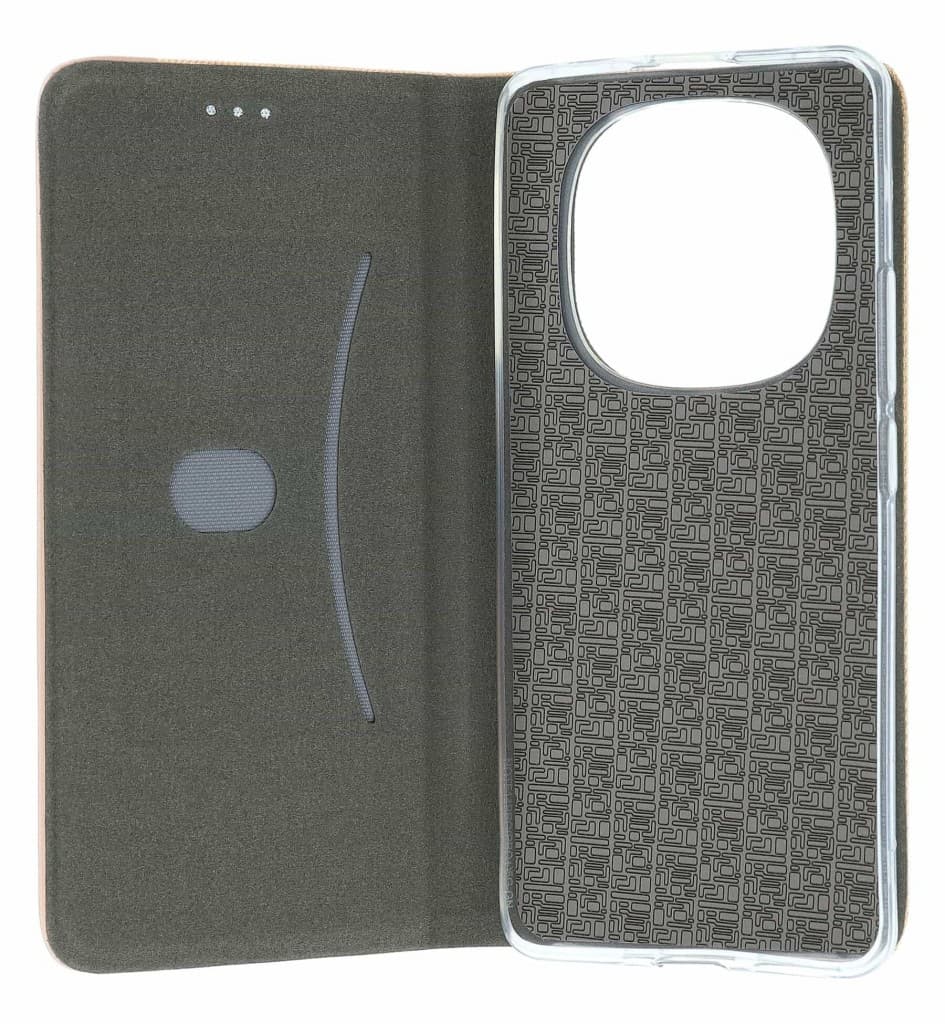 Pouzdro TopQ Xiaomi Redmi Note 14 Pro+ 5G knížkové Sensitive Book zlaté 136368 - náhled 3