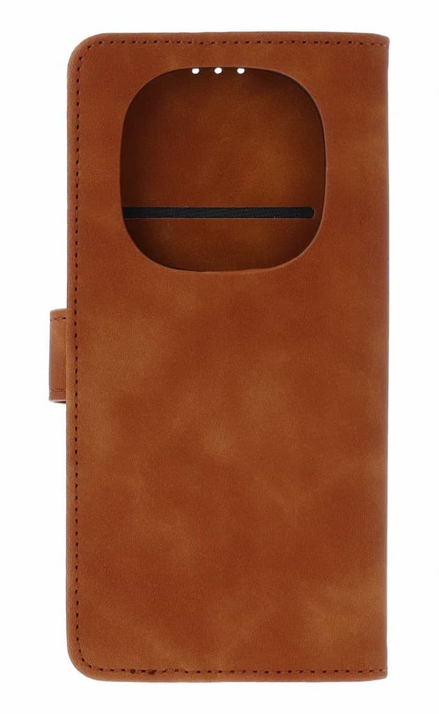 Pouzdro TopQ Tender Xiaomi Redmi Note 14 Pro 5G knížkové hnědé 135612 - náhled 2