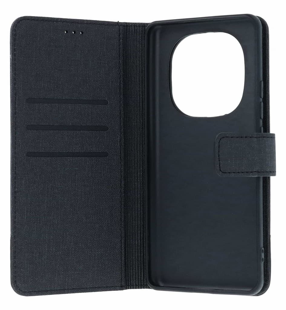 Pouzdro TopQ GOMMA Xiaomi Redmi Note 14 Pro 5G knížkové černé 136353 - náhled 3