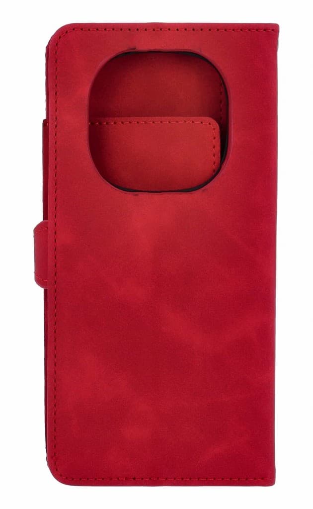 Pouzdro TopQ Xiaomi Redmi Note 14 Pro knížkové se zipem červené 136784 - náhled 2