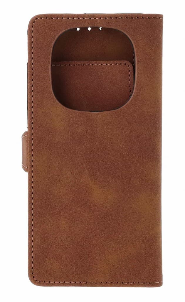 Pouzdro TopQ Xiaomi Redmi Note 15 Pro knížkové se zipem hnědé 171774 - náhled 2