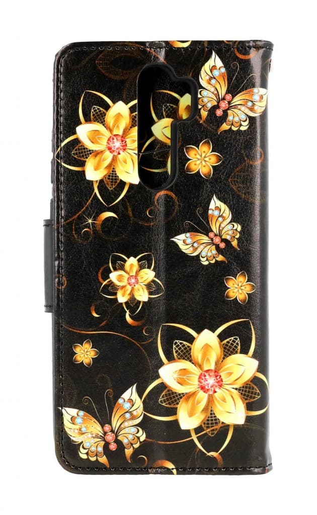 Pouzdro TopQ Xiaomi Redmi Note 8 Pro knížkové Zlaté květy 54628 - náhled 2