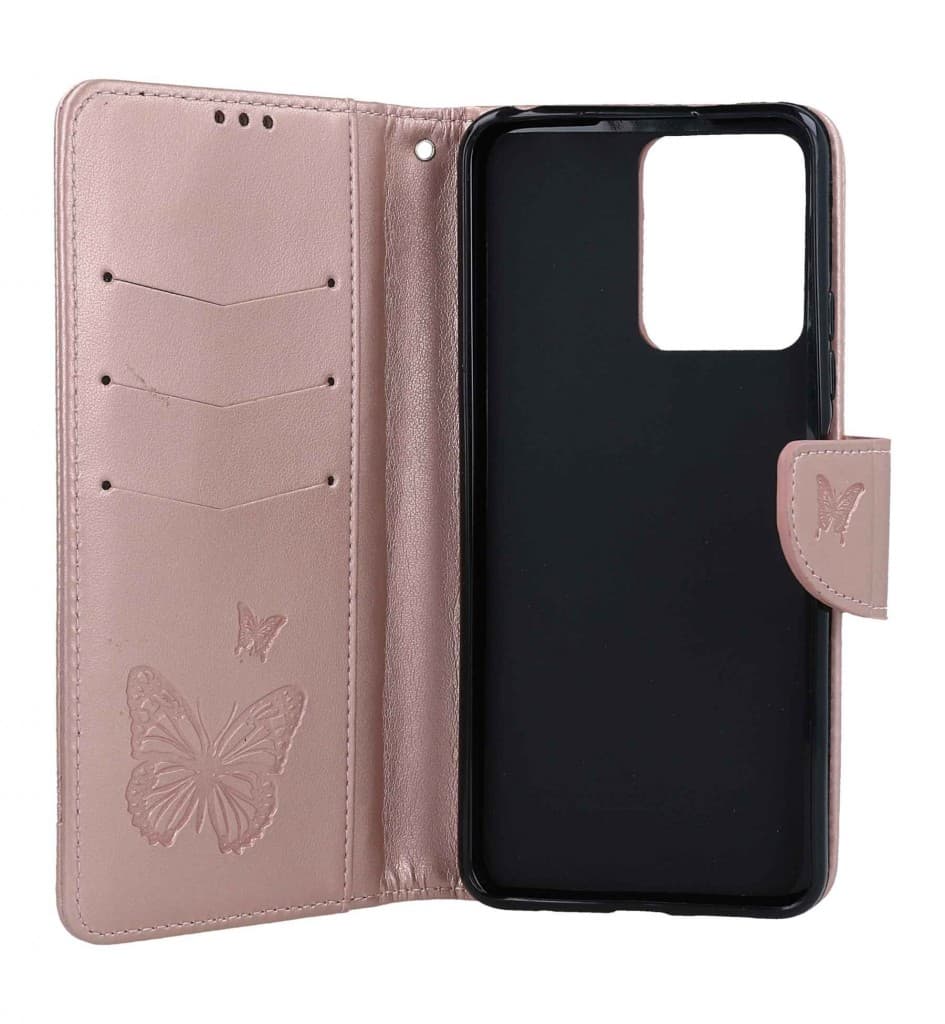 Pouzdro TopQ Xiaomi Redmi Note 12 knížkové Butterfly růžové světlé 112025 - náhled 3