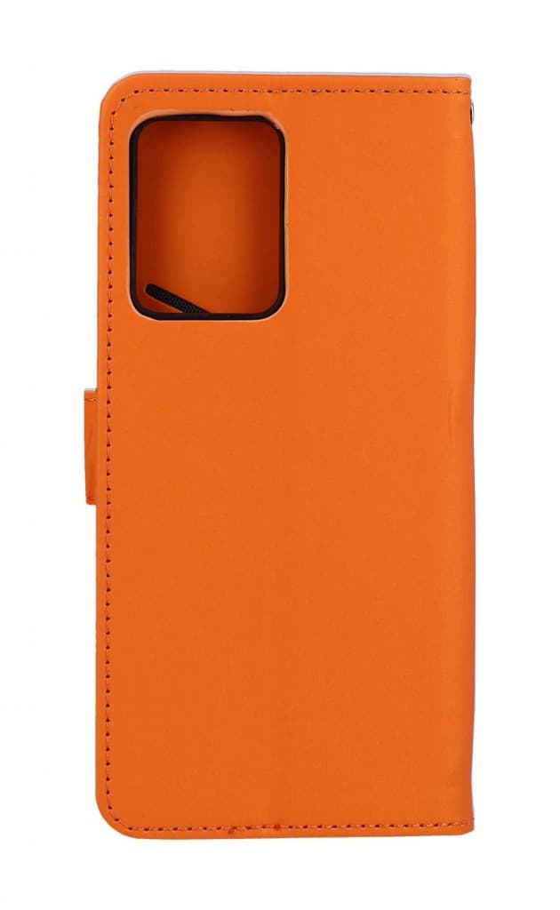 Pouzdro TopQ Xiaomi Redmi Note 12 Pro+ 5G knížkové oranžové s žabkou 96546 - náhled 2