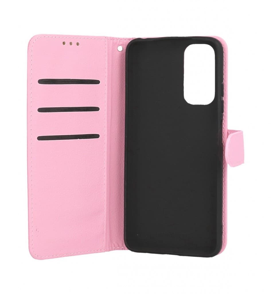 Pouzdro TopQ Xiaomi Redmi Note 11 knížkové světle růžové s přezkou 67727 - náhled 3