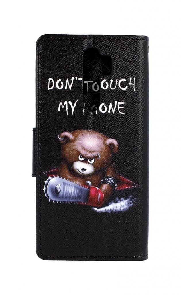 Pouzdro TopQ Xiaomi Redmi Note 8 Pro knížkové Don´t touch méďa 46137 - náhled 2