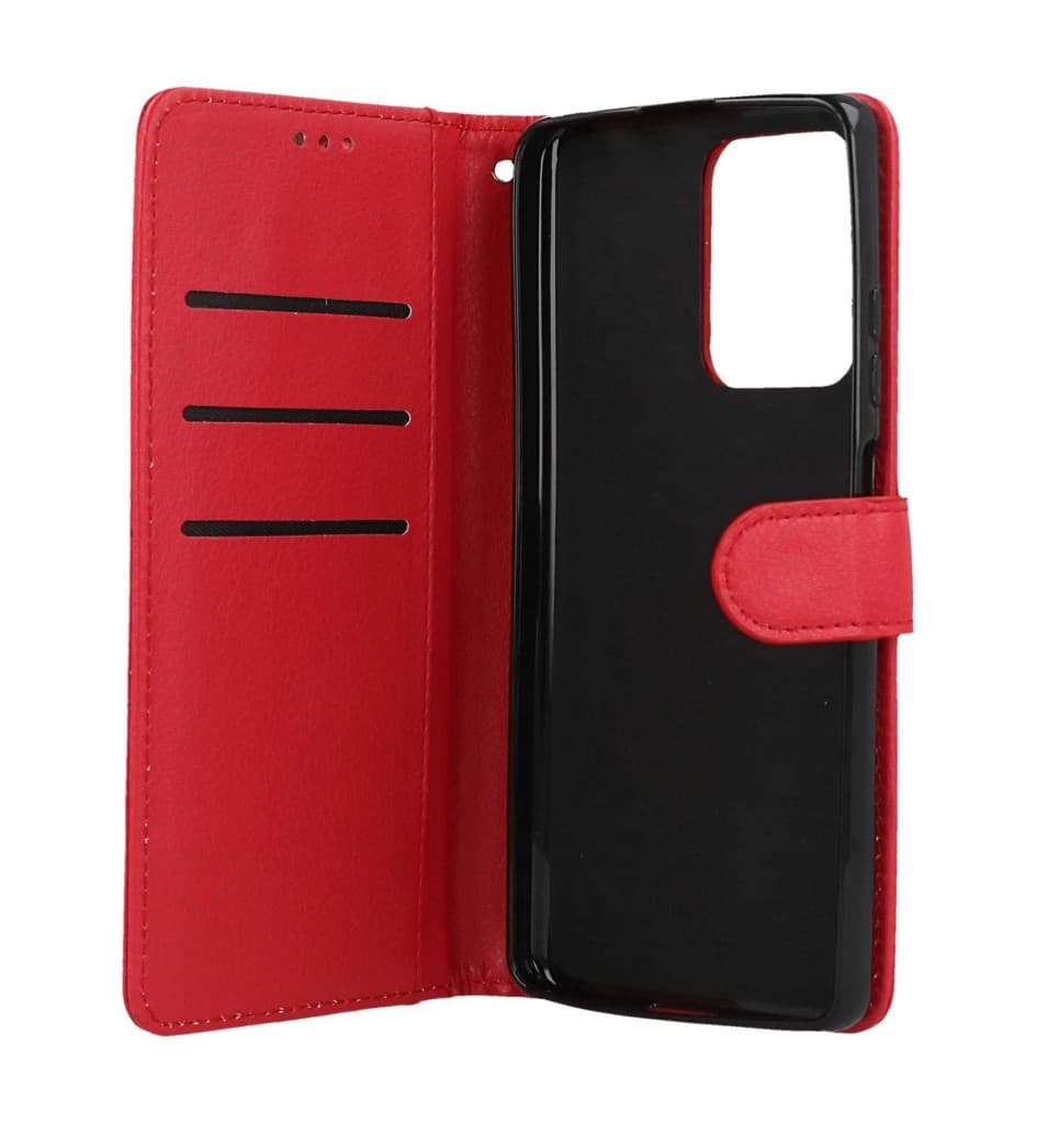 Pouzdro TopQ Xiaomi Redmi Note 12 Pro+ 5G knížkové červené s přezkou 95416 - náhled 3