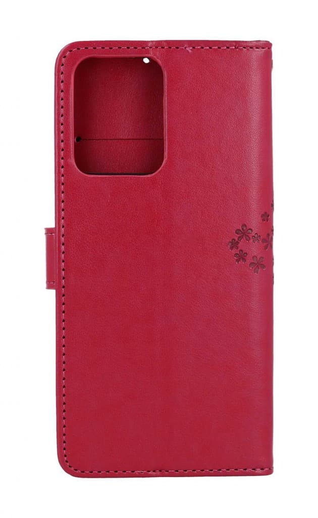 Pouzdro TopQ Xiaomi Redmi Note 12 knížkové Tmavě růžový strom sovičky 111683 - náhled 2