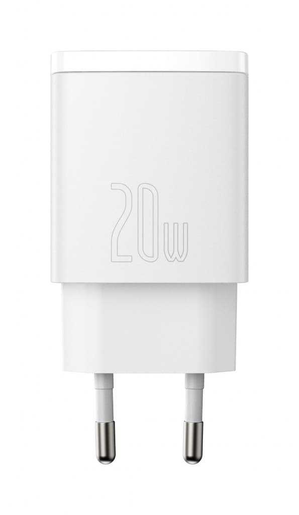 Rychlonabíječka Baseus Compact 20W pro iPhony včetně datového kabelu bílá 85169 - náhled 2