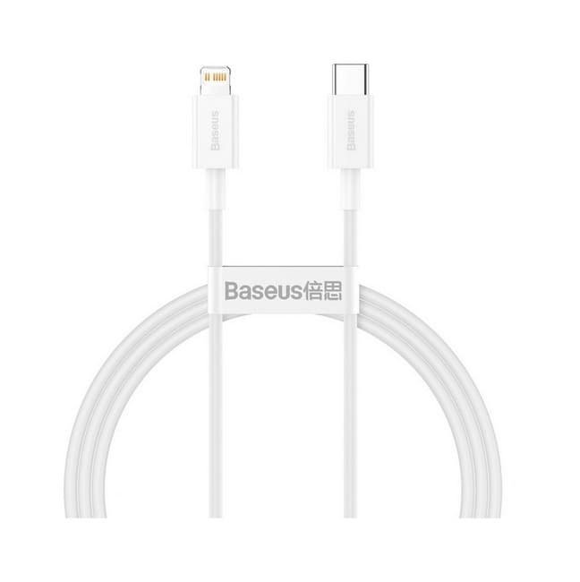 Rychlonabíječka Baseus Compact 20W pro iPhony včetně datového kabelu bílá 85169 - náhled 4