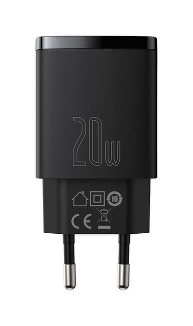 Rychlonabíječka Baseus Compact 20W včetně datového kabelu USB-C černá 68760 - náhled 2
