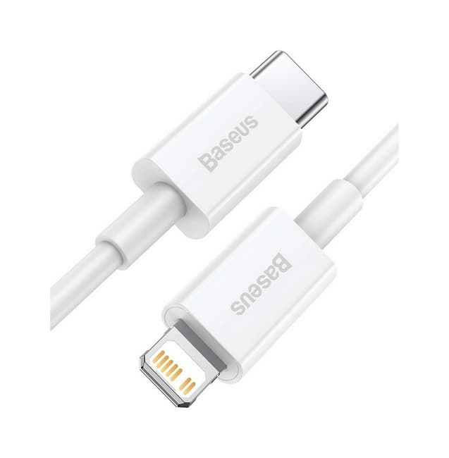 Rychlonabíječka Baseus Super Si 20W pro iPhony včetně datového kabelu bílá 65895 - náhled 5